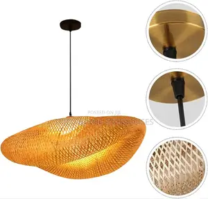 Hand Woven Rattan Dome Pendant Light