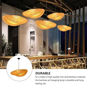 Hand Woven Rattan Dome Pendant Light Fw3