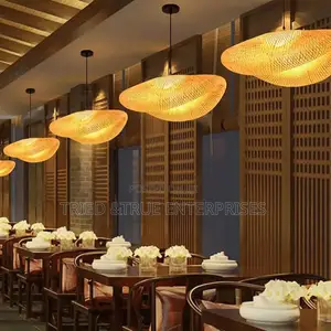 Bamboo Woven Pendant Light Gv8