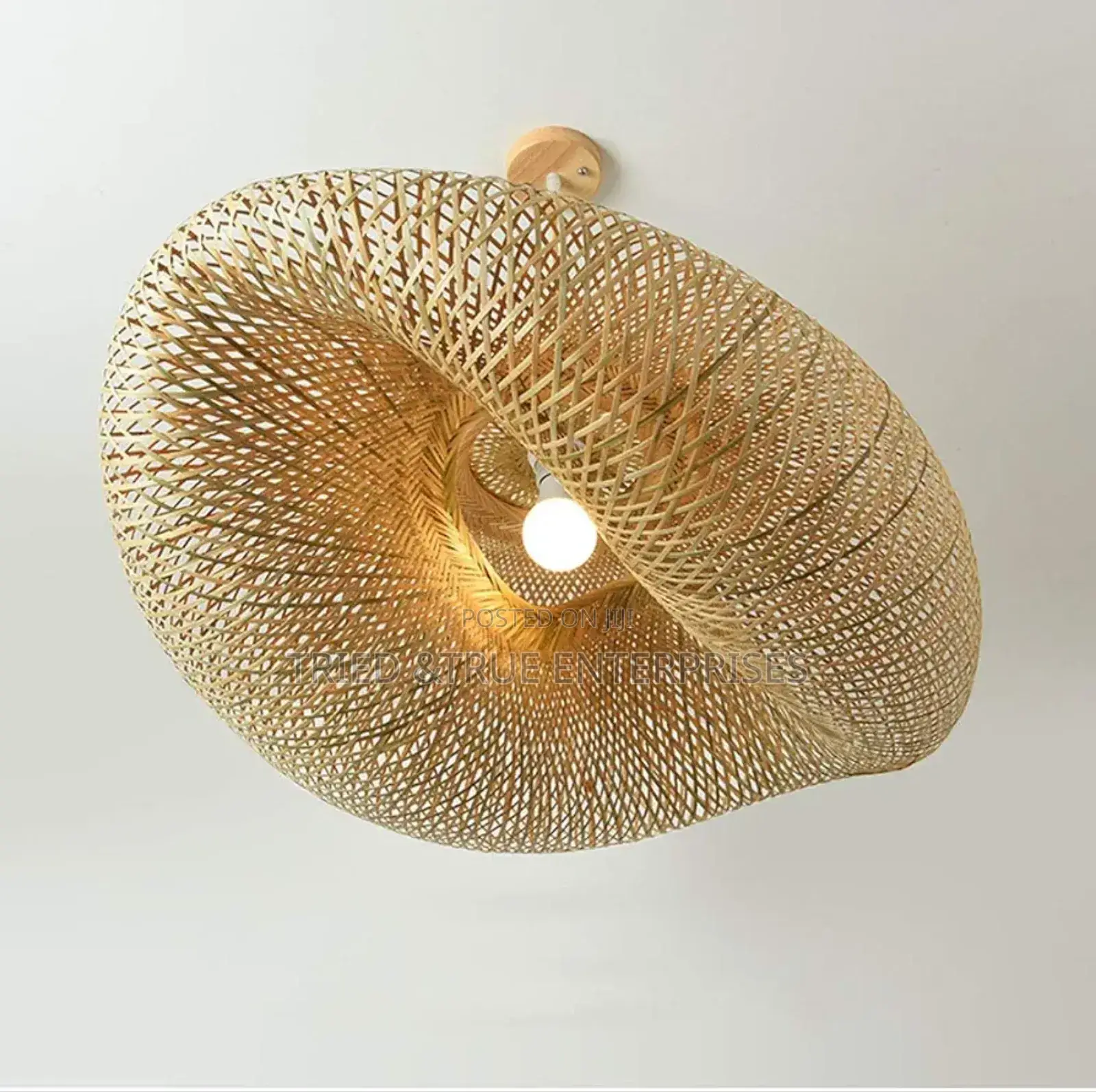 Bbamboo Woven Pendant Light Hg4