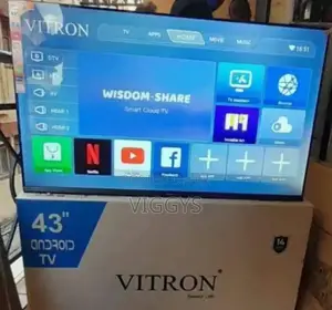 Vitron 43 Inch Smart Android Tv V76s/ Frameless