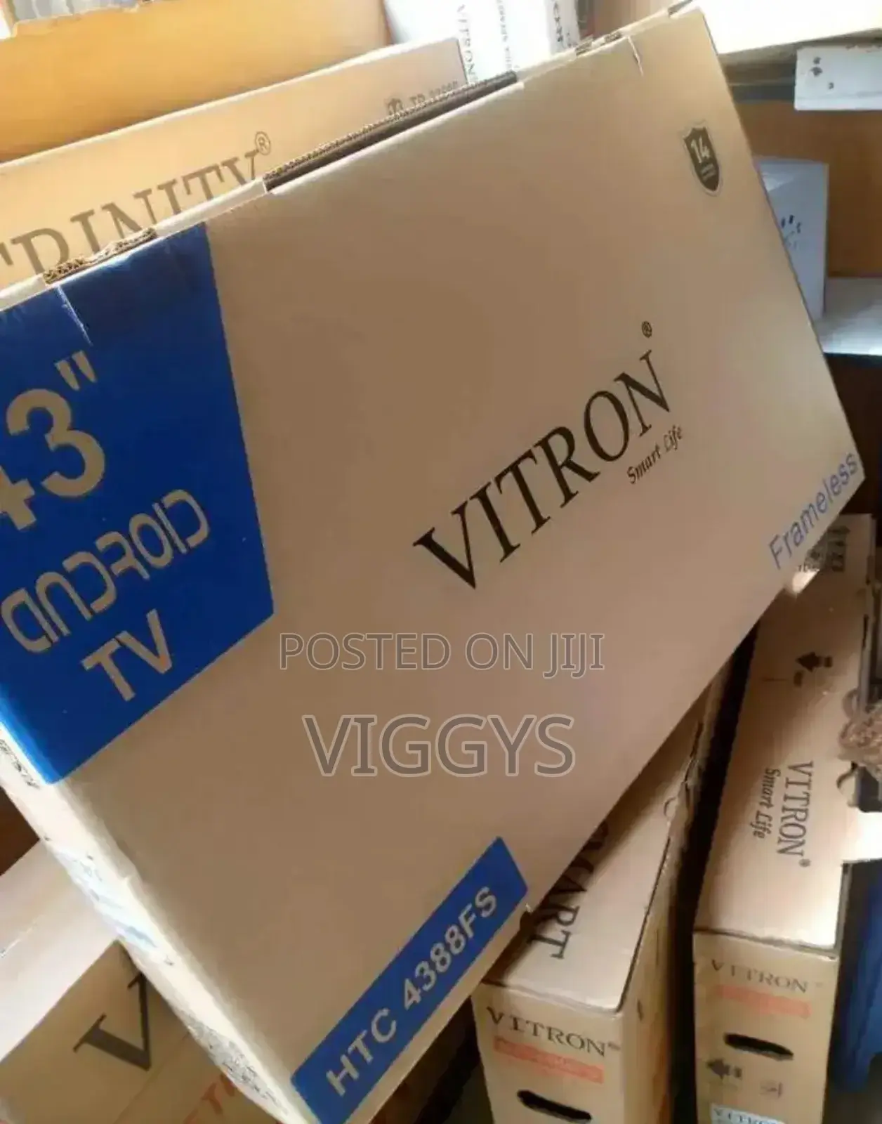 Vitron 43 Inches. Smart Android Tv With Bluetooth .