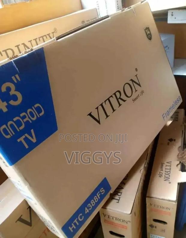 Vitron 43 Inches. Smart Android Tv With Bluetooth . - main view