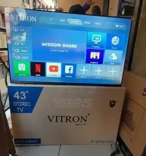 Vitron 43 Inches. Smart Android Tv With Bluetooth .