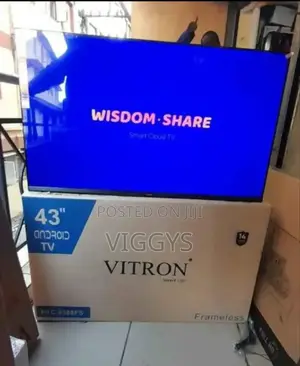 New 43 Inch Smart Android Tv V32s/ Frameless