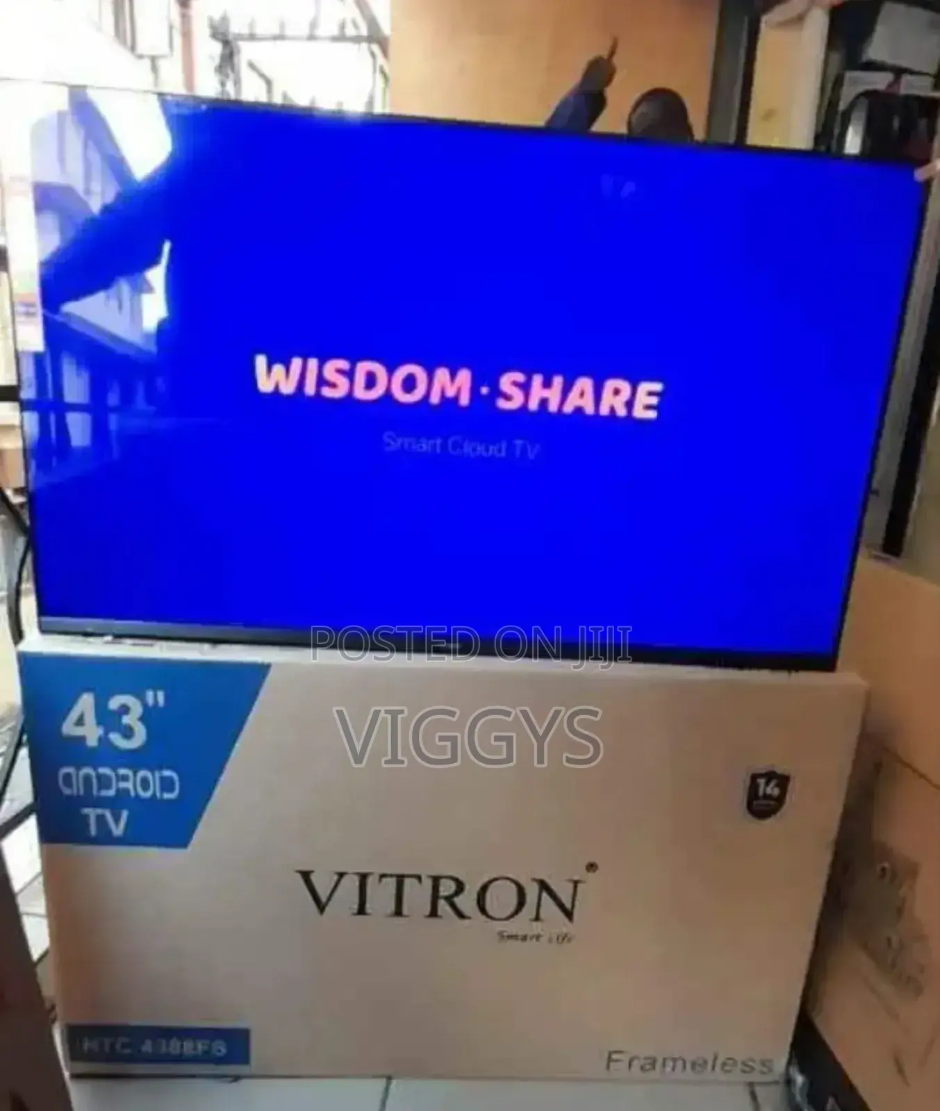 New Model 43 Inch Smart Android TV Frameless F76