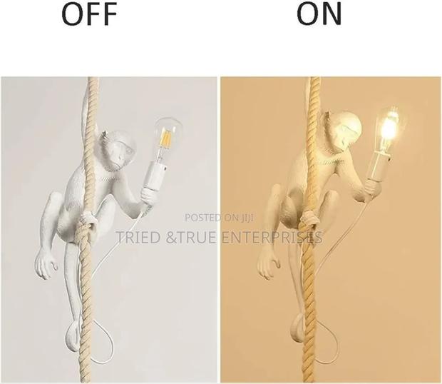 Resin Monkey Hanging Light Bh9 - main view