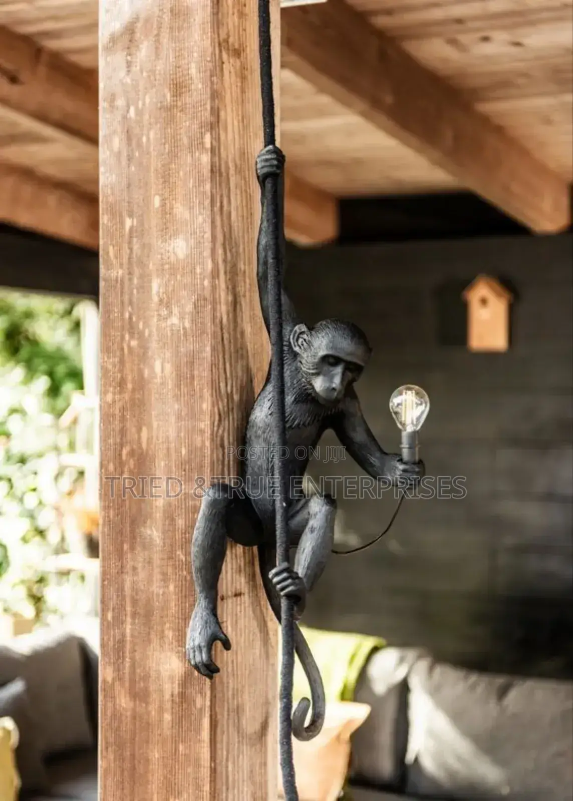 Black Monkey Hanging Light Gf4