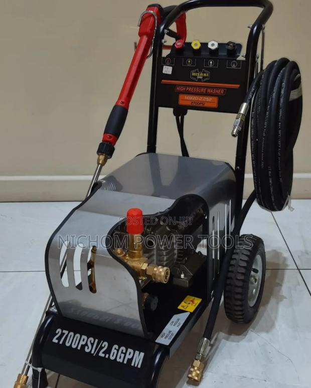 Hisaki Electric Pressure Washer 3hp Single Phase 2700psi