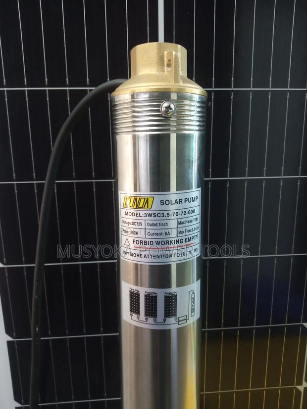 72v 600watts 70m New Solar Pump With Controller - main view