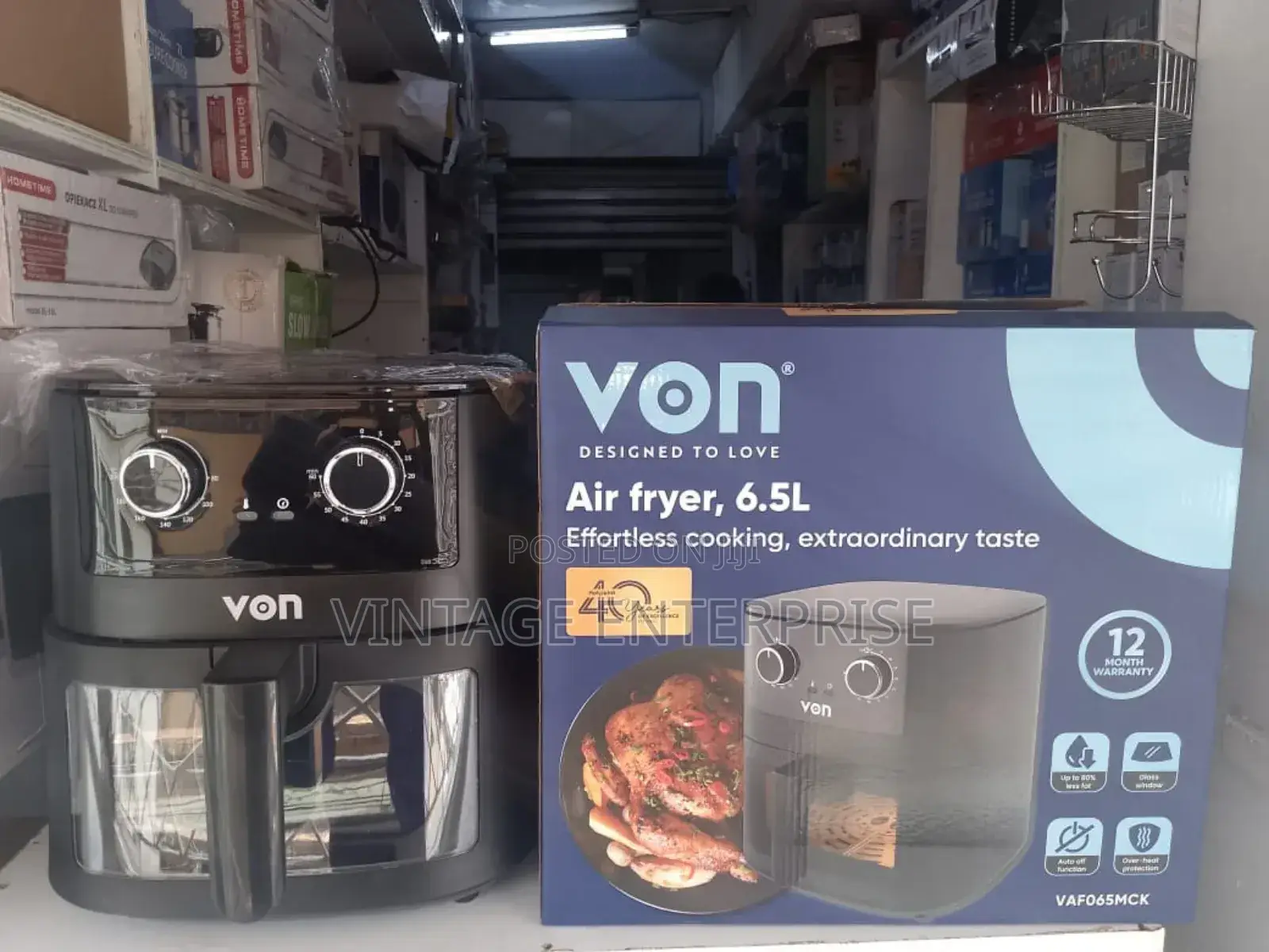 Von 6.5litrs Air Fryer