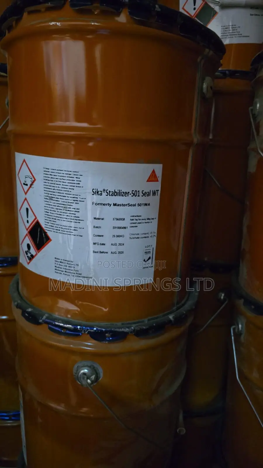 Masterseal 501 Waterproofing for Concrete and Block Work