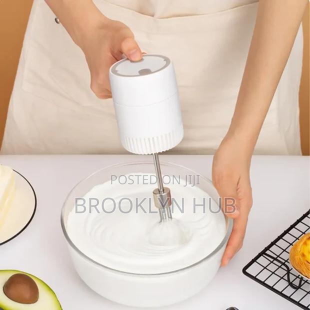 Egg Beater Hand Mixer,USB Rechargeable Hand Mixer - thumbnail 3