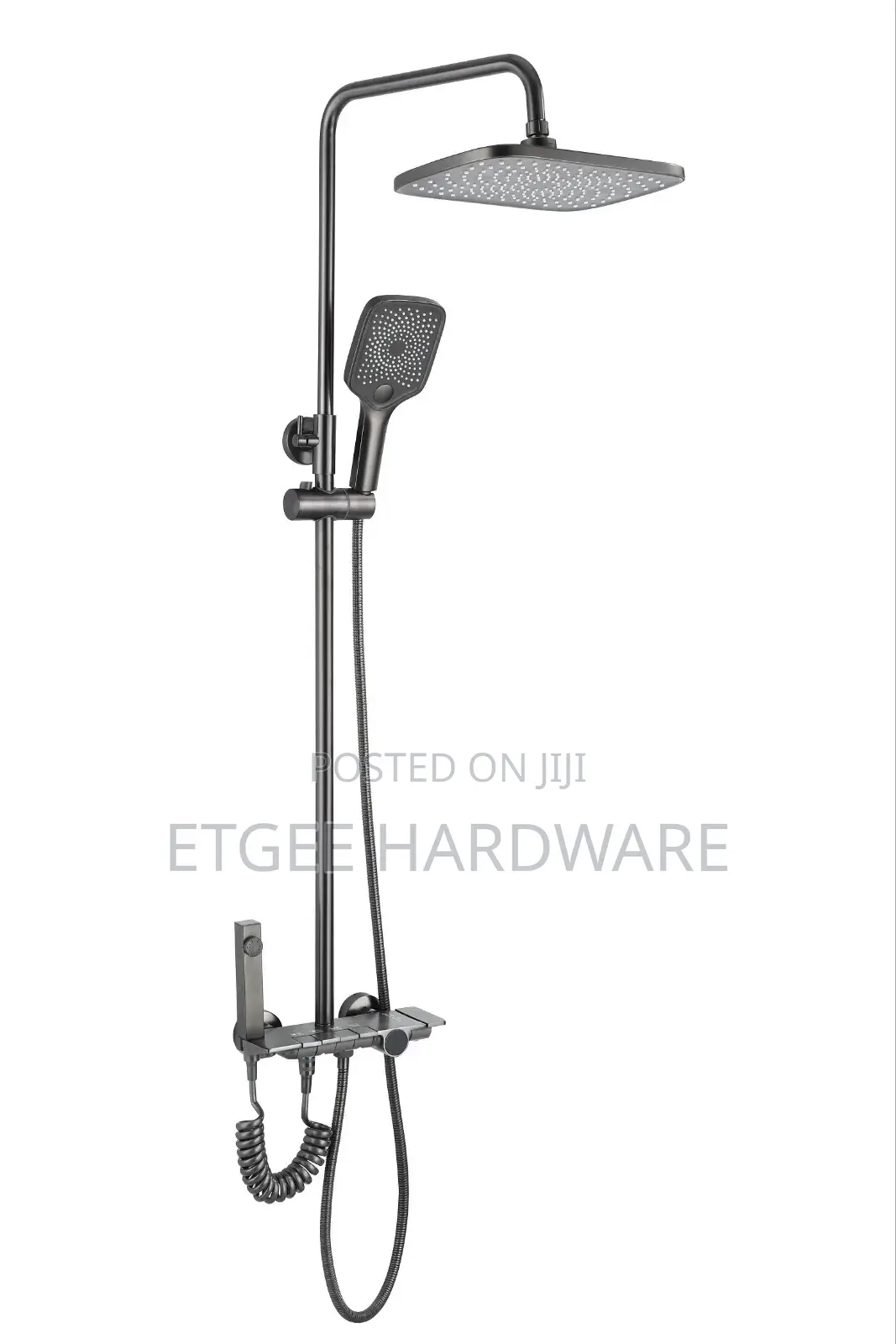 Grey Piano Shower Mixer 8880NG