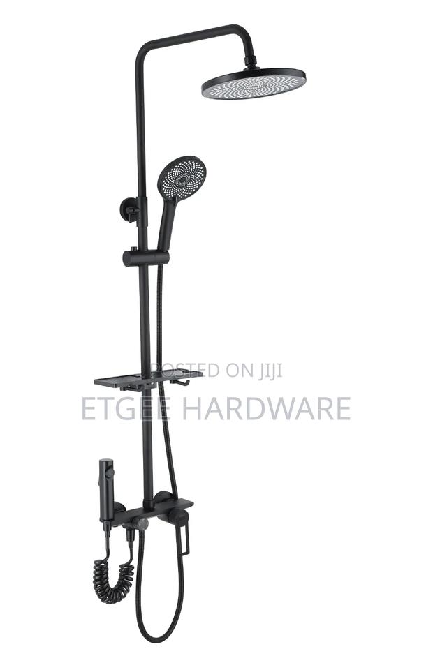 Shower Mixer Risers Brimix Black 8879X