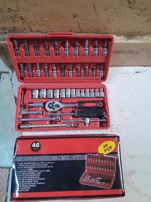 Durable 46pcs Socket Spanner Wrench Set.