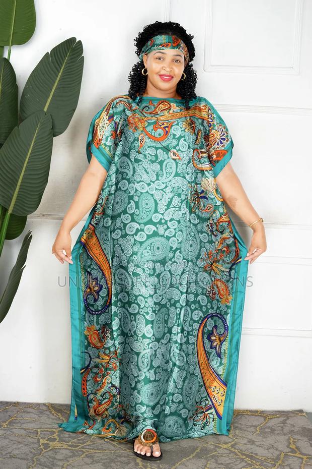 Classy Ladies Free Size Silk Dresses With Mtandio