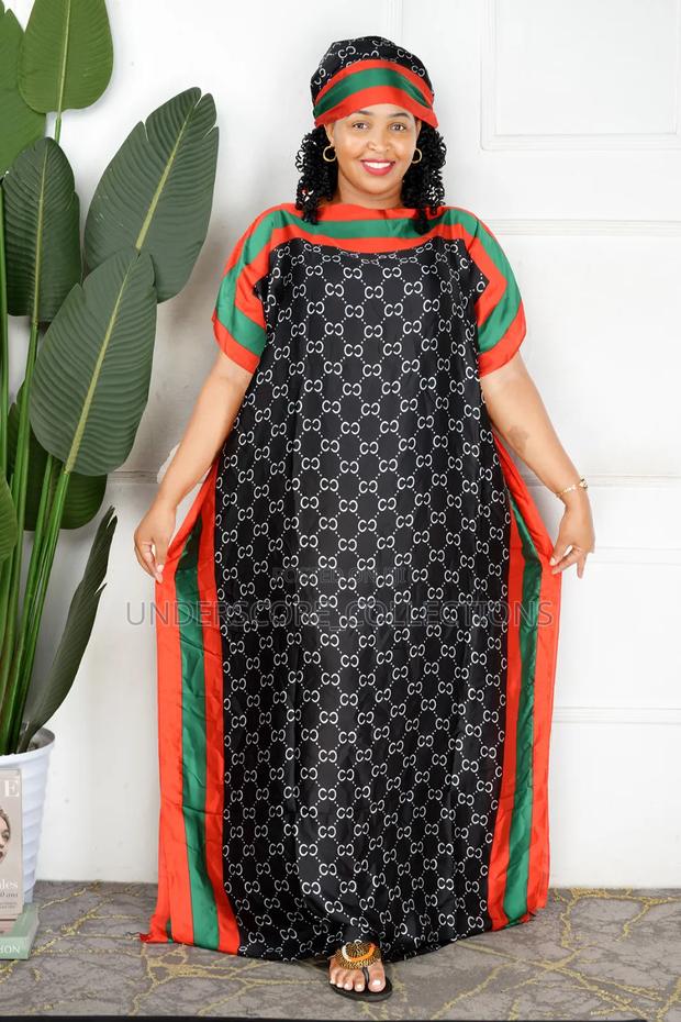 Classy Ladies Free Size Silk Dresses With Mtandio - thumbnail 2