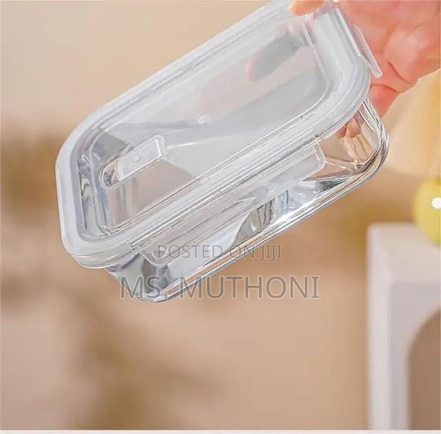 1040 Ml High Borosilicate Glass Lunch Box* - thumbnail 5