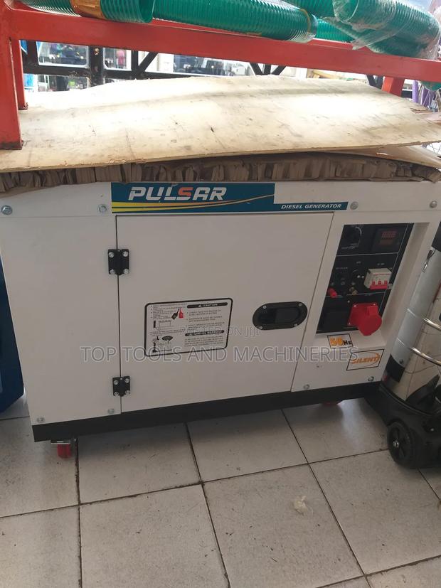 Automatic Pulsar 15kva 3 Phase Silent Diesel Generator + ATS - main view
