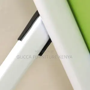 Office Desk: Foldable White Timber Chalk Writing Table