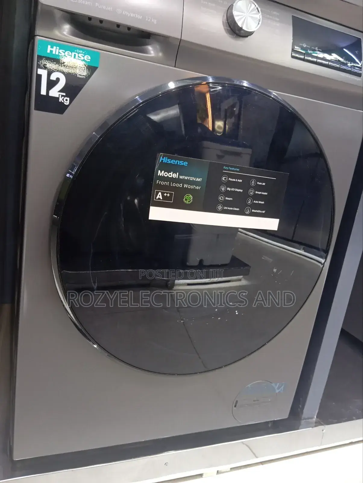 Hisence Washing Machine 12kg