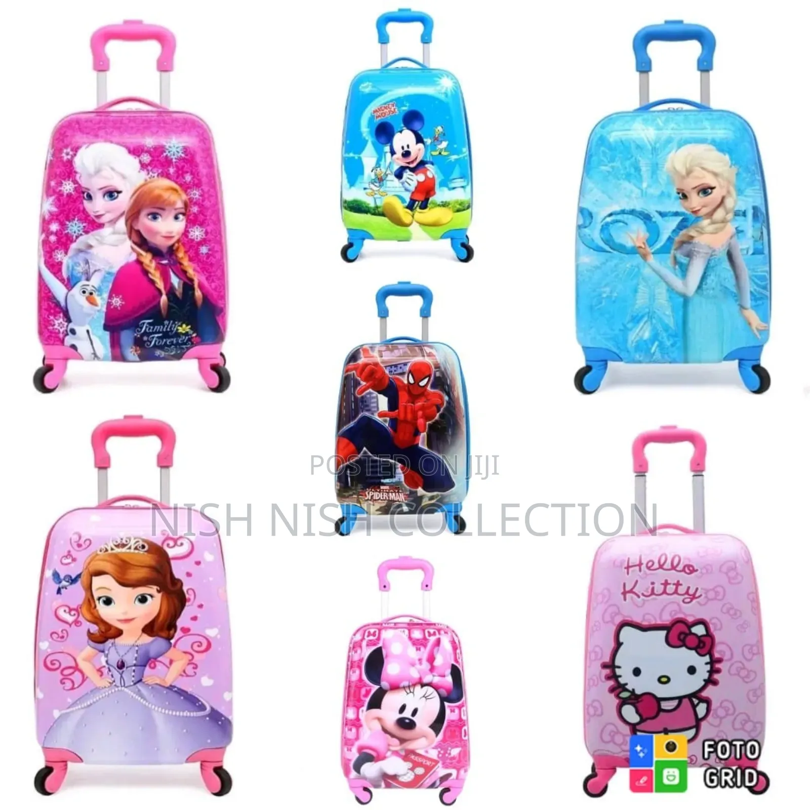 Cartoon Themed Kids Trolley Bags*