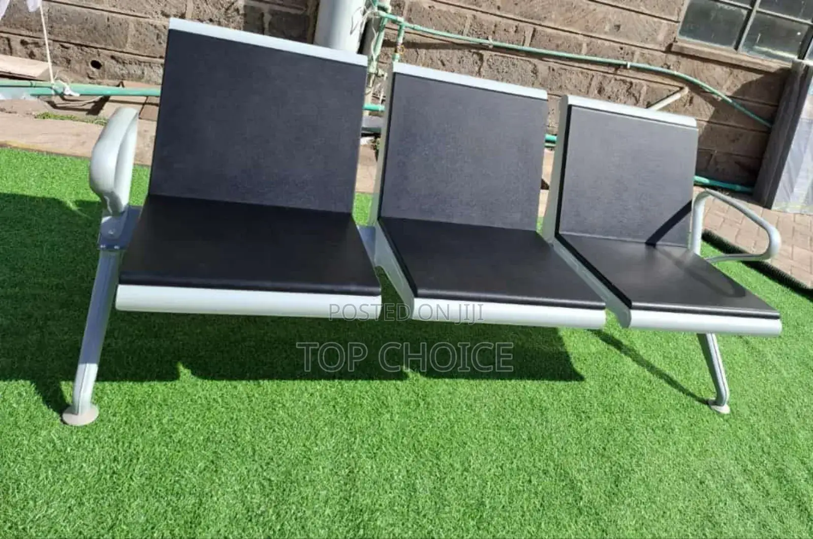 Heavy Duty Three Link Visitors Bench