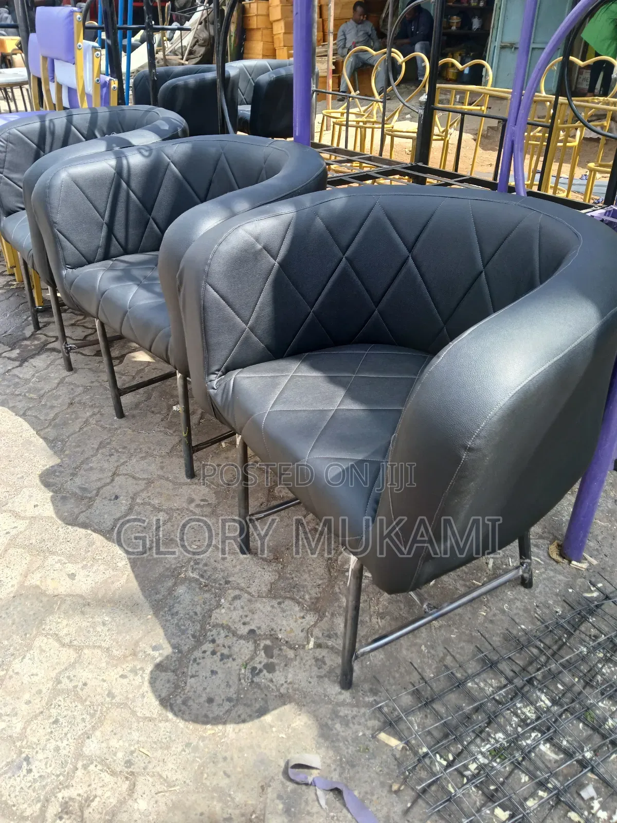 Black Leather Styling Chair