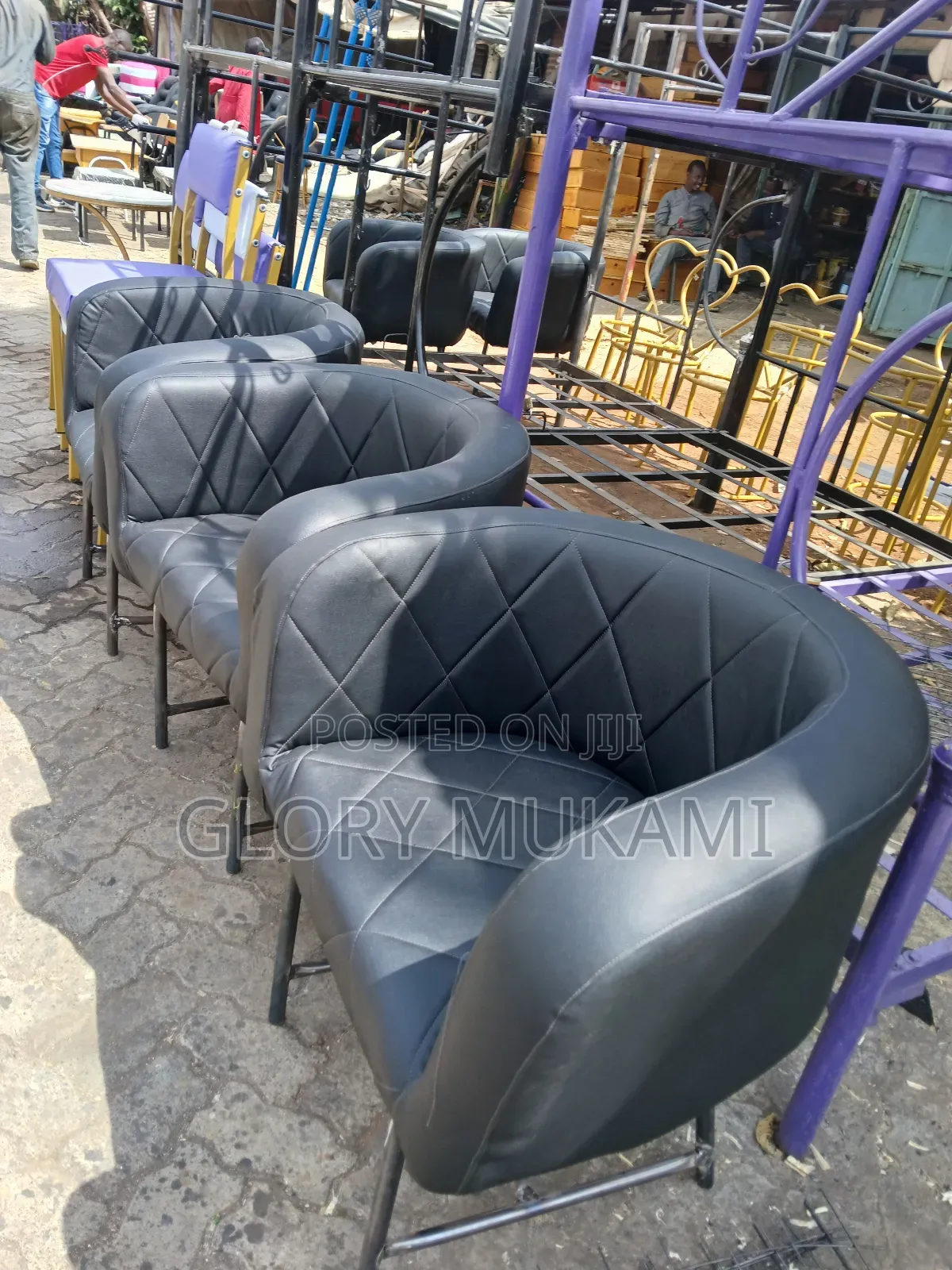 Black Leather Styling Chair