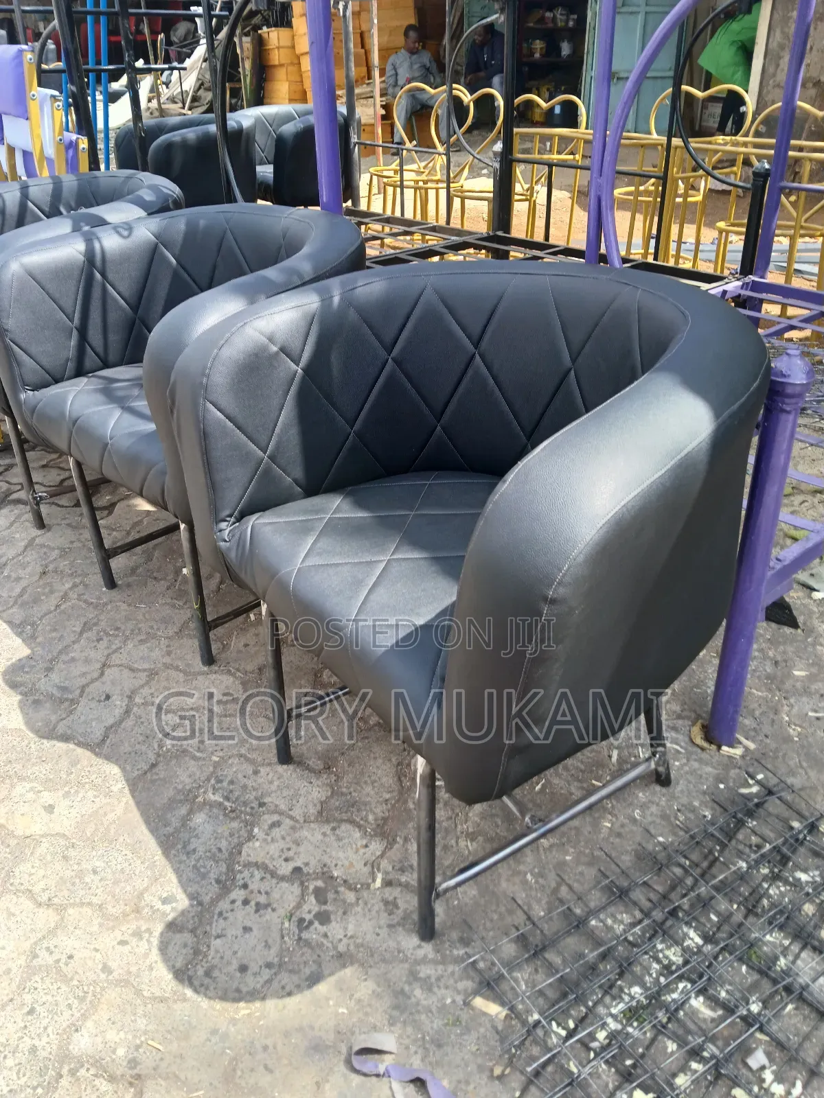Black Leather Styling Chair