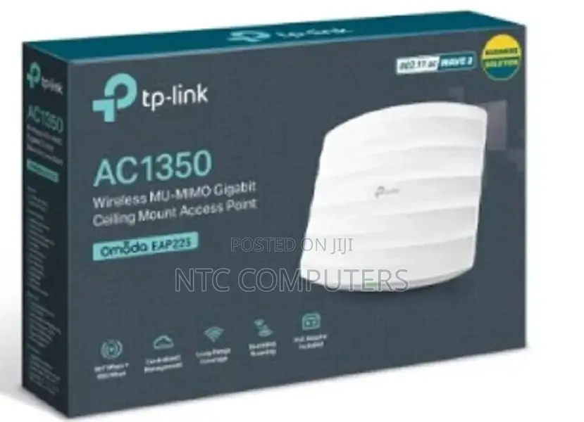 Tp-Link Ac1350 Wireless Mu-Mimo Gigabit Ceiling Mount Access