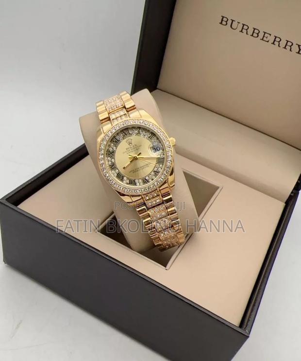 Goldish Iced Rolex for Her - main view