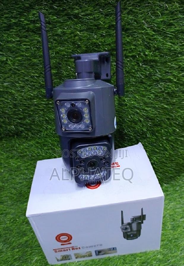 Dual Lens 2MP Wireless Indoor Camera With 360-Degree Auto Tr