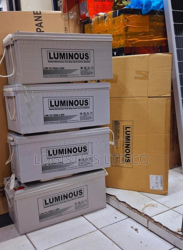 Luminous 200 Ah 12 v Solar Gel Battery