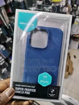 Nillkin Super Frosted Cover Case for iPhone 15 Pro -Blue