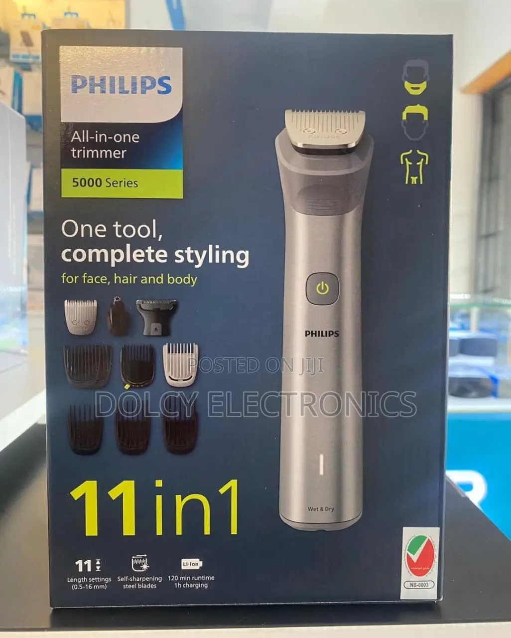Philips 11-in-1 All-in-one Trimmer, Series 5000 Grooming Kit