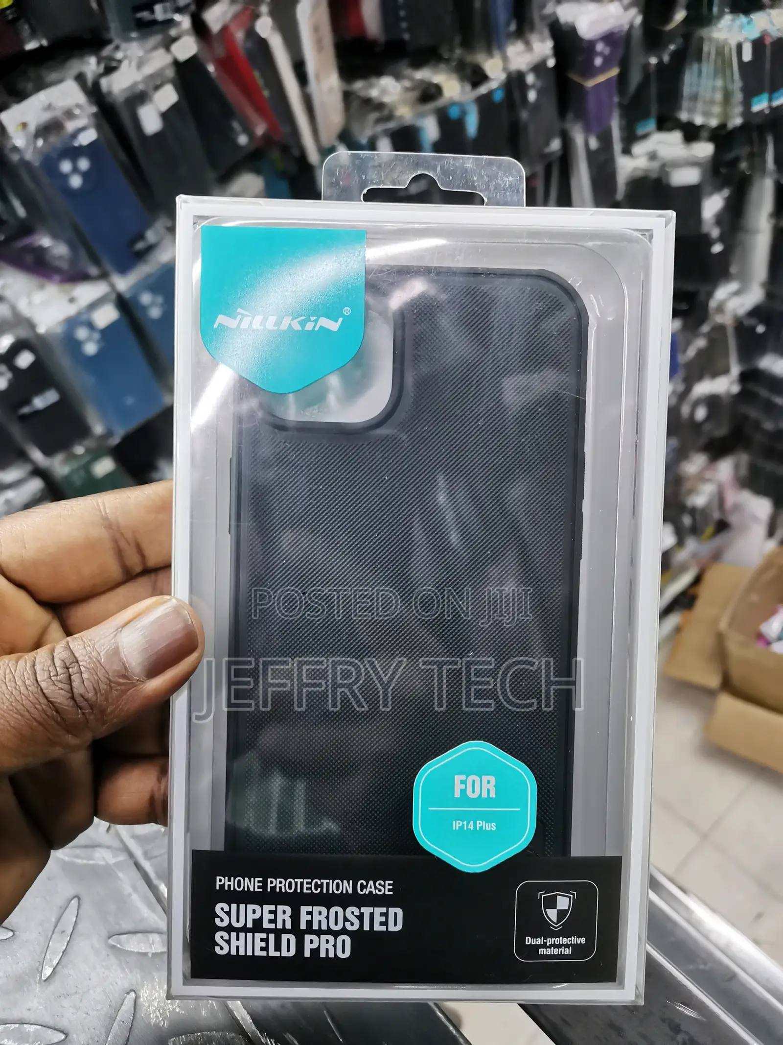 Nillkin Super Frosted Cover Case for iPhone 14 Plus-Black