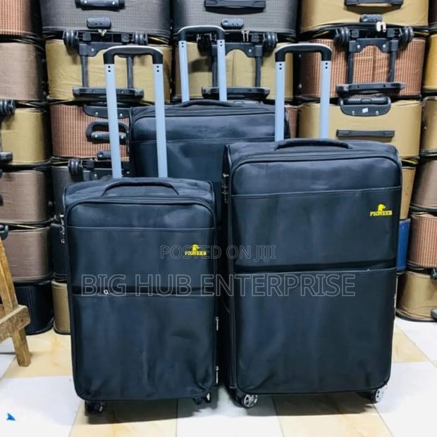 3 in 1 Fabric Laxurious Suitcase Briefcase - thumbnail 2