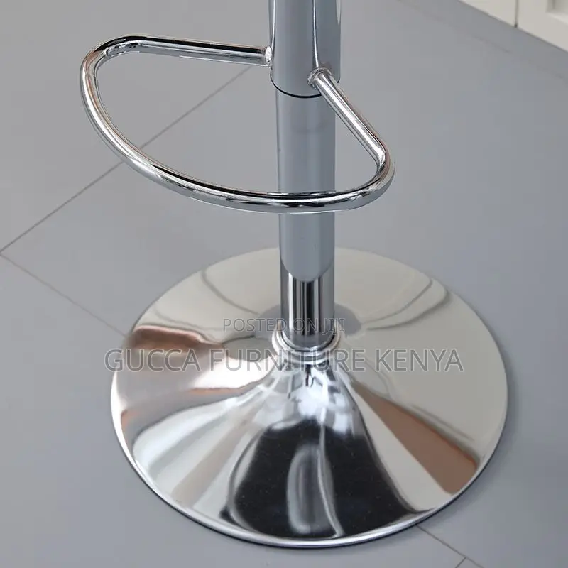 Home Chairs:Simple Midnight Black Height Adjustable Barstool