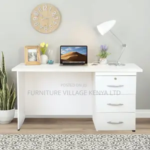 Study and Reception Desk With Three Drawers Office Made