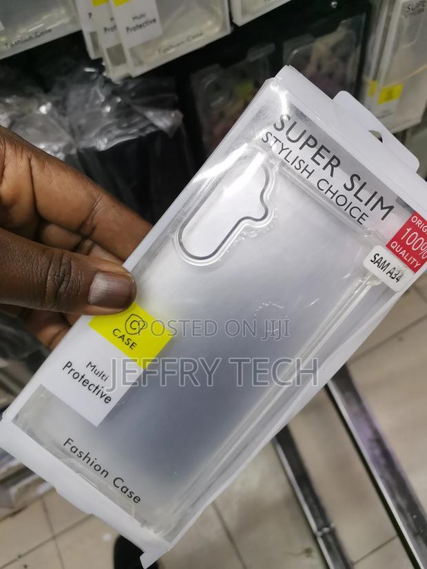 Samsung A34 Clear Case, Phone Cover Shockproof - main view