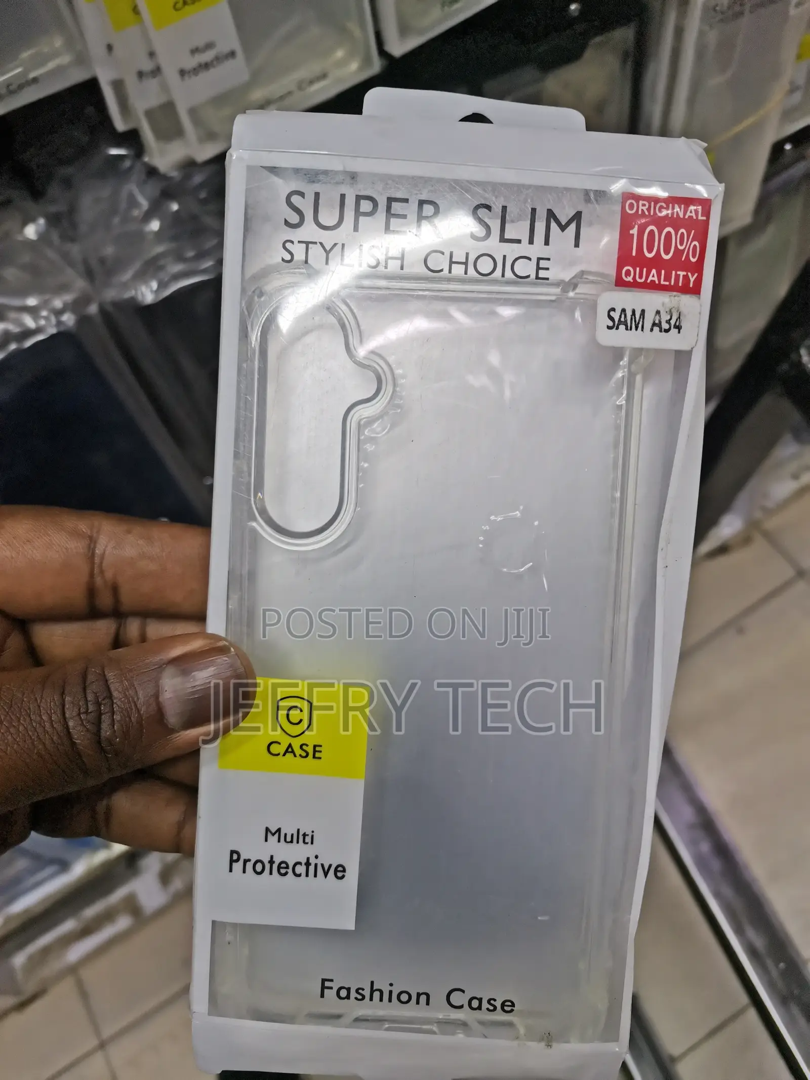 Samsung A34 Clear Case, Phone Cover Shockproof
