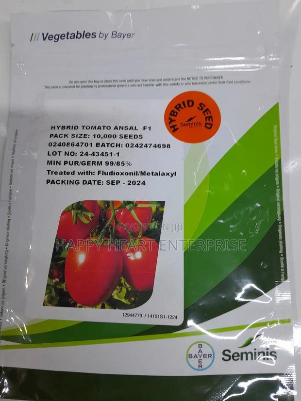 Tomato Ansal 10,000 Seeds - thumbnail 2