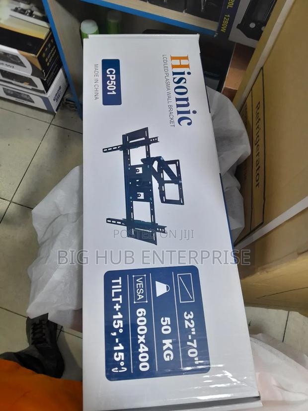 32-80 Heavy Duty Double Arm Swivel Tilting Fixed Wall Mount