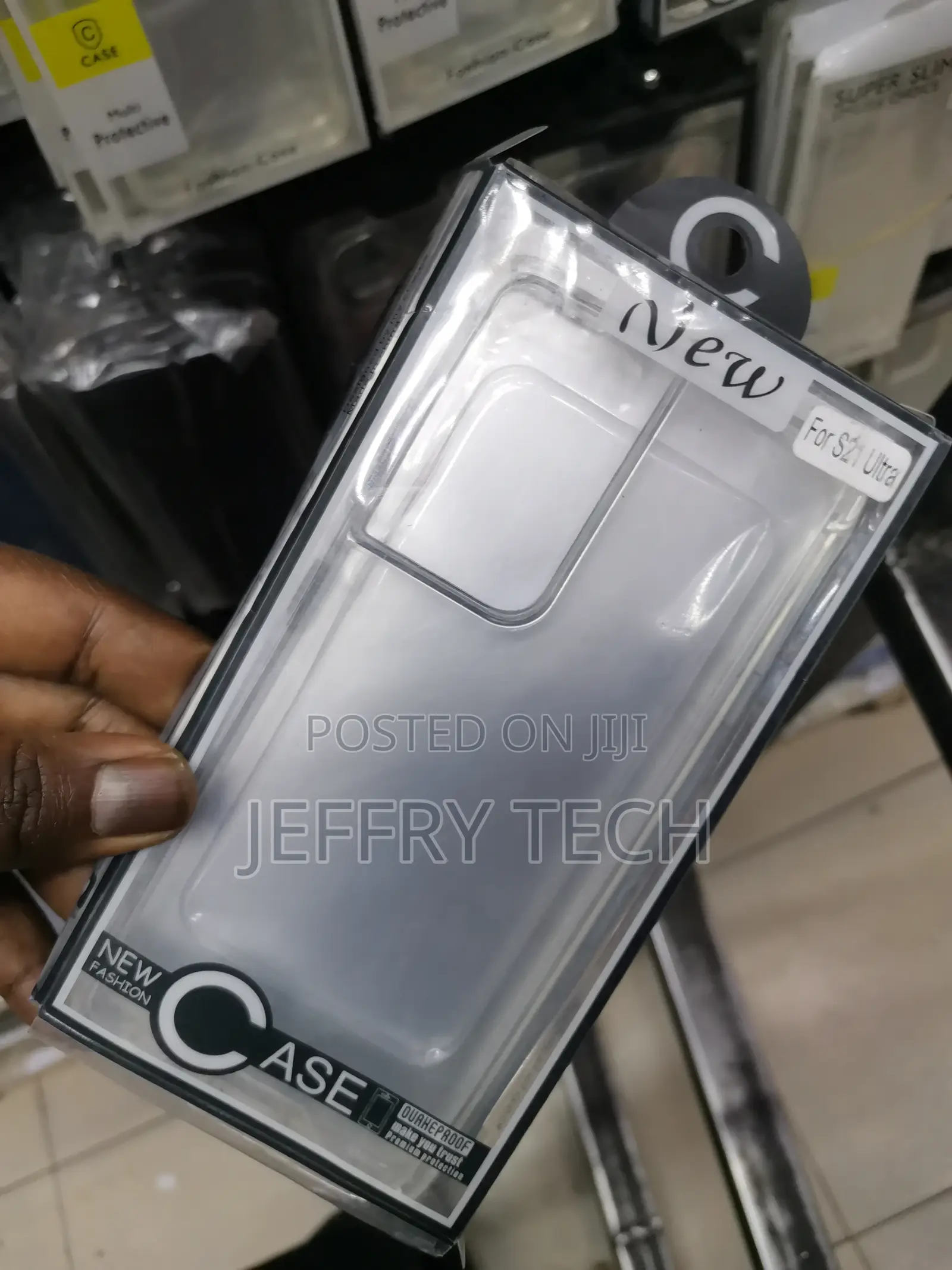 Luxury Transparent Phone Case for Samsung Galaxy S21 Ultra