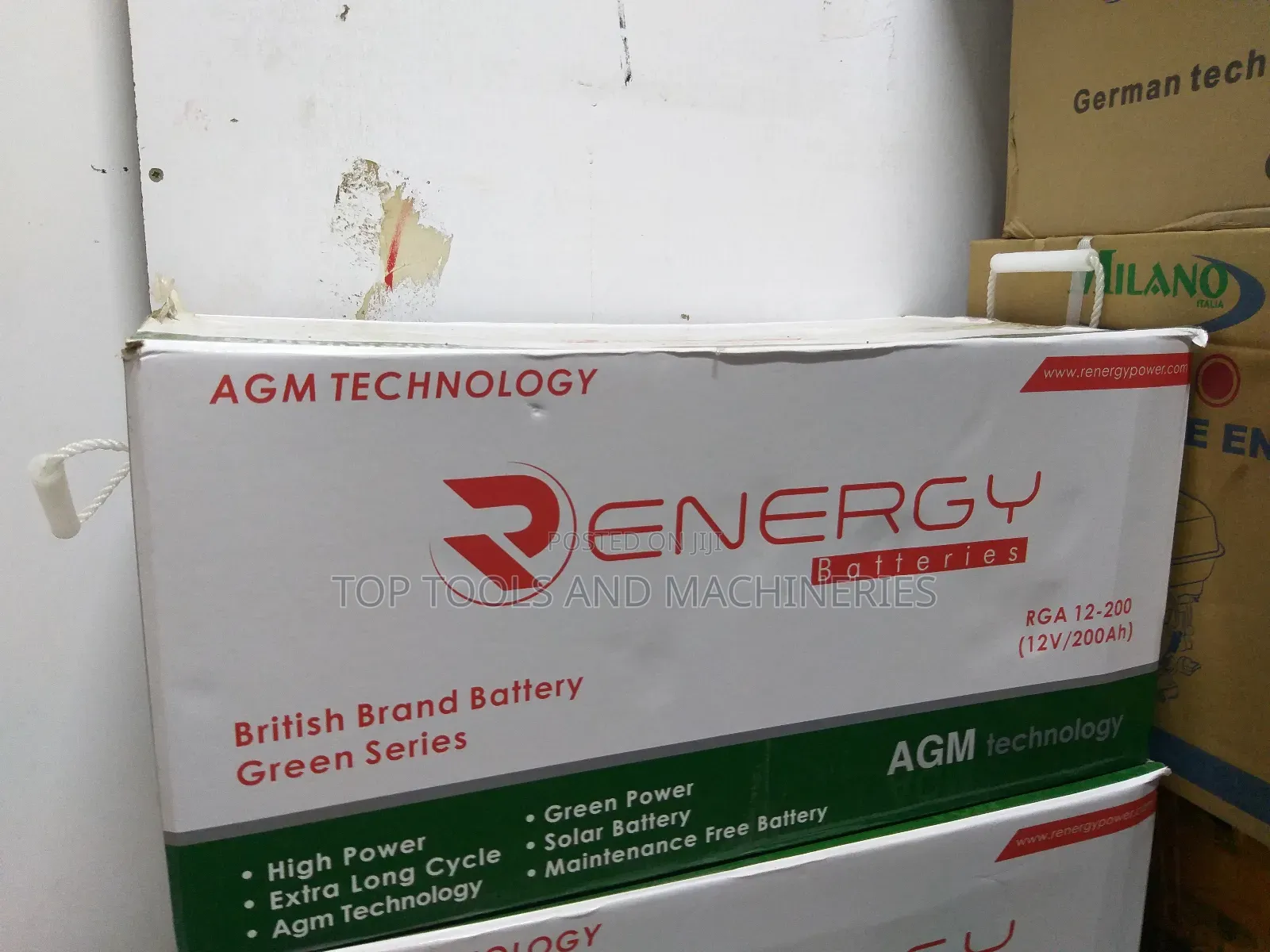 R Energy 200ah 12v European Gel Battery