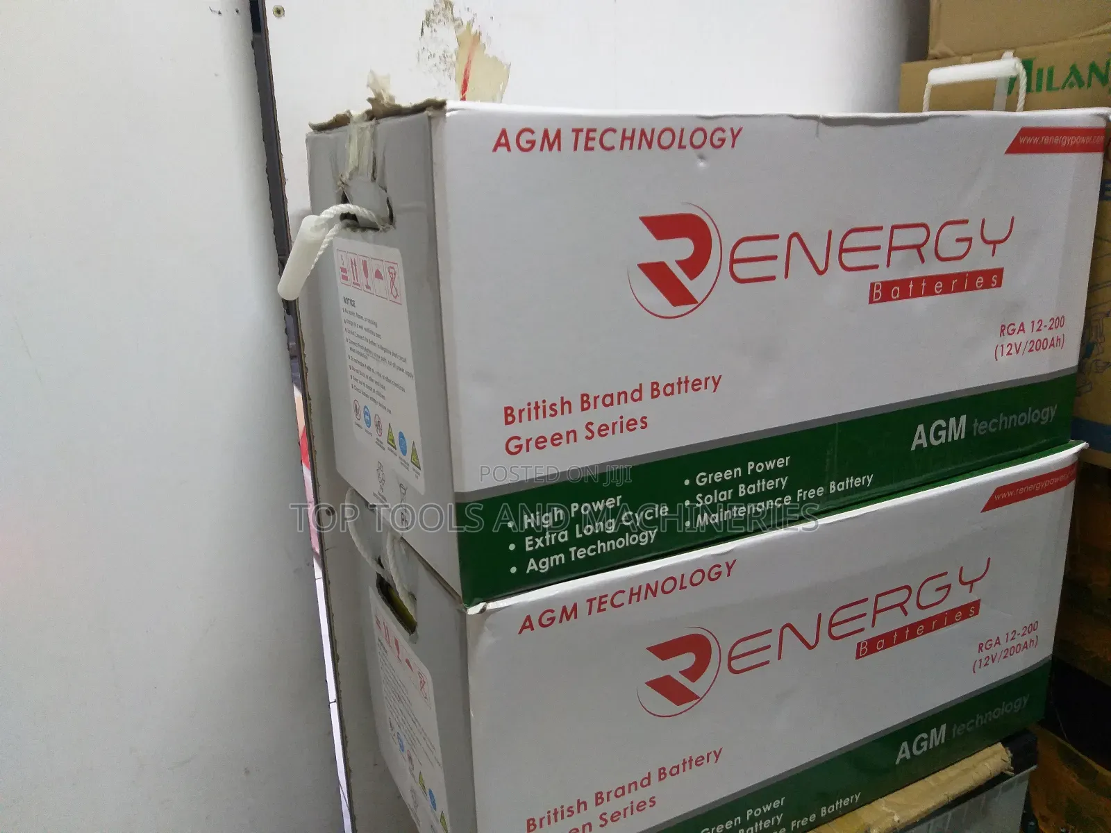 European Gel Battery R Energy 12v 200ah Solar Battery