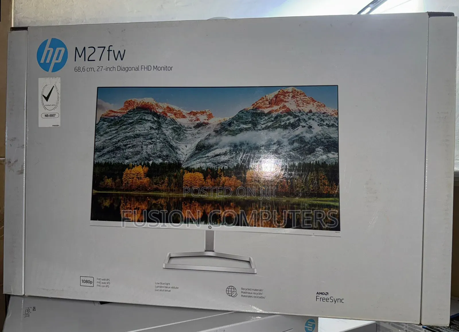 HP M27FW 27′′ Monitor – White Color – 2H1A4AA