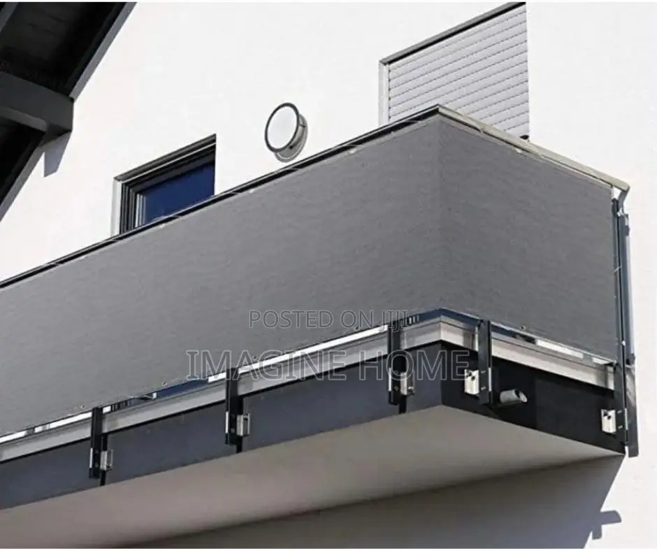 Light Grey Balcony Privacy Shield Beautiful Decor